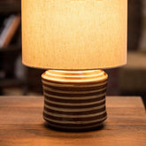 Shades of Grey Terracotta Table Lamp (Short) - ellementry